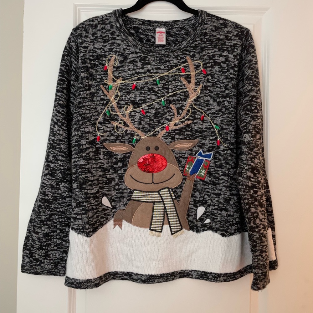 Rudolph Christmas sweater